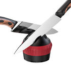 Mini Kitchen Knife Sharpener Customized Logo Lightweight With Suction Pad