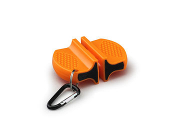 Portable Plastic 2 Stage Knife Sharpener Camping Tools With Dry And Clean
